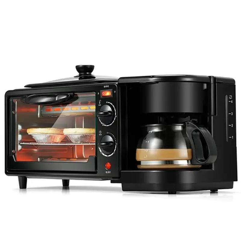 MorningChef 3 em 1 - Cafeteira + Forno + Chapa