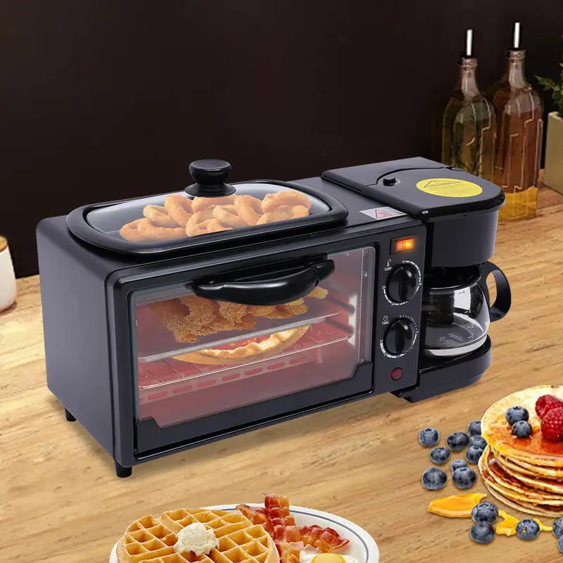 MorningChef 3 em 1 - Cafeteira + Forno + Chapa