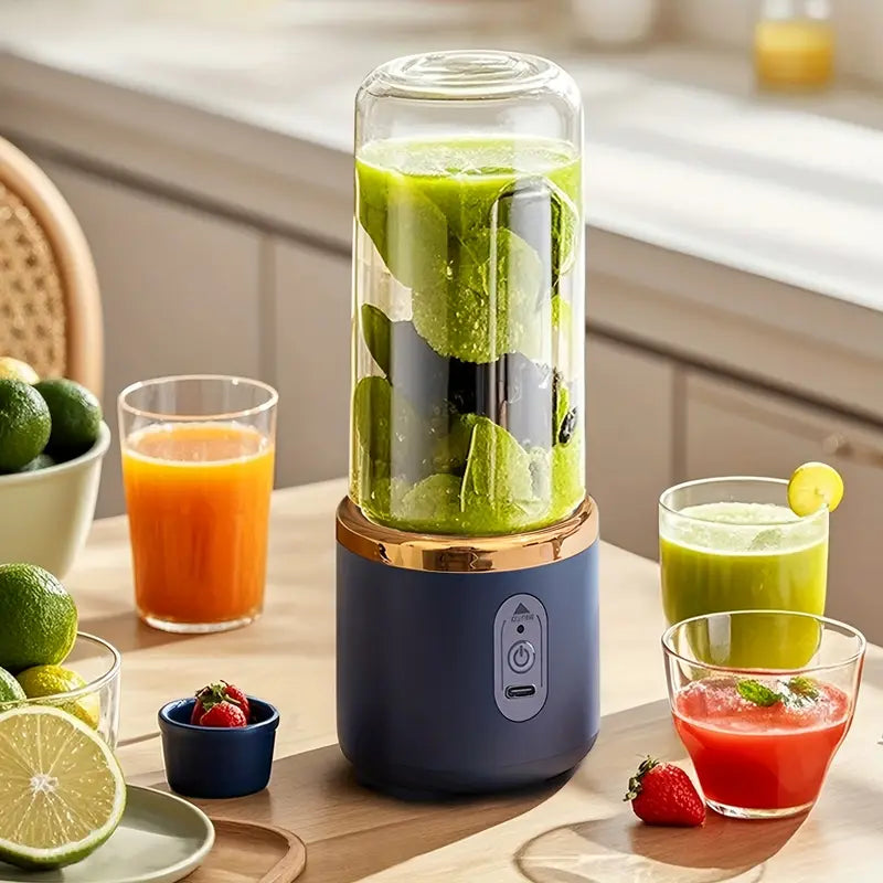 BlendGo Mini — Liquidificador Portátil USB (6 lâminas)